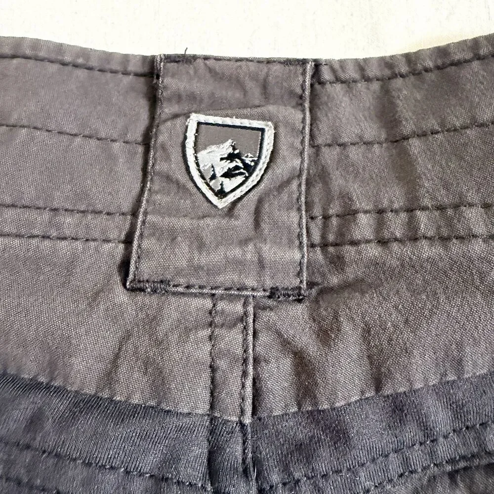 Kuhl Radikl Hiking Shorts Men 36 Gray Stretch Outdoor Trail Travel Performance